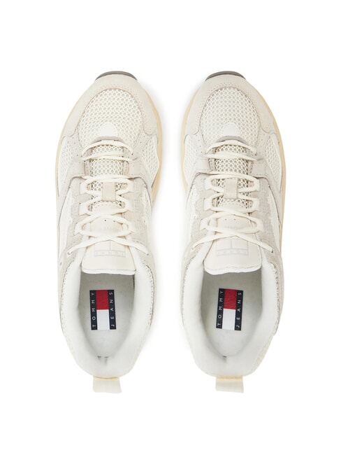 ARCHIVE '97 baskets de course en cuir et tissu ivoire - Chaussures Femme