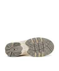 TOMMY HILFIGER ARCHIVE '97 baskets de course en cuir et tissu ivoire - Chaussures Femme - 6