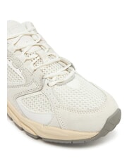 TOMMY HILFIGER ARCHIVE '97 baskets de course en cuir et tissu ivoire - Chaussures Femme - 3