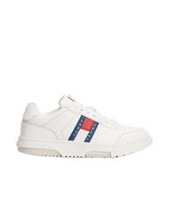 TOMMY HILFIGER BROOKLYN ESSENTIAL Baskets en cuir pour femmes &eacute;cru - Chaussures Femme - 3