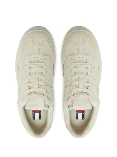 GREENWICH Baskets compens&eacute;es en cuir su&eacute;d&eacute; papier journal - Chaussures Femme