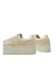 TOMMY HILFIGER GREENWICH Baskets compens&eacute;es en cuir su&eacute;d&eacute; papier journal - Chaussures Femme - 4