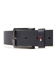 TOMMY HILFIGER DENTON ceinture en cuir bleu de l'espace - Ceintures - 3