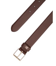 TOMMY HILFIGER TH SQUARE ceinture en cuir noix riche - Ceintures - 2