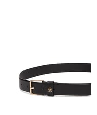 TOMMY HILFIGER TH SQUARE ceinture en cuir le noir - Ceintures - 3