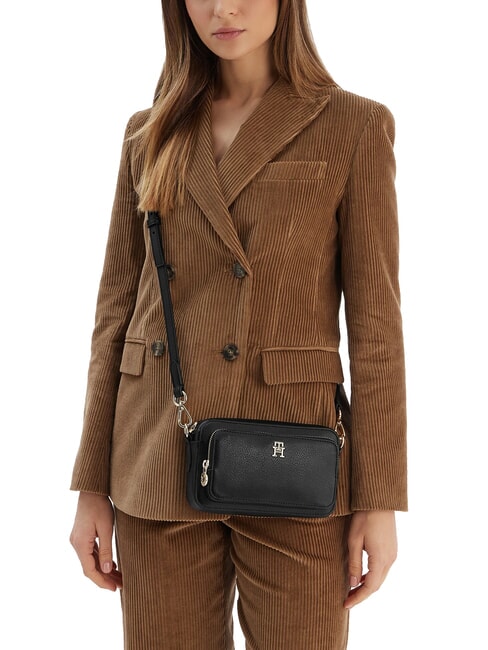 TH ICON Mini sac bandouli&egrave;re le noir - Sacs pour Femme