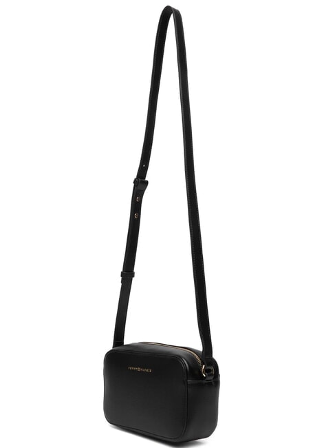 TH LOGO Mini sac bandouli&egrave;re le noir - Sacs pour Femme