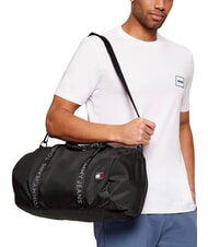 TOMMY HILFIGER TJ ESS DAILY Sac de voyage avec bandouli&egrave;re le noir - Sacs de voyage - 5