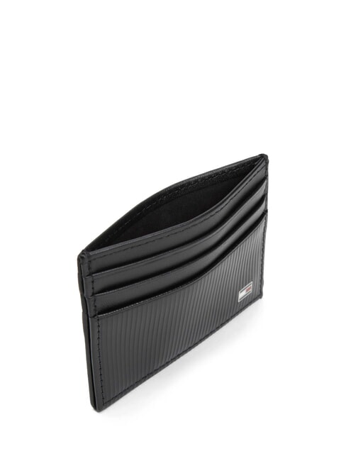 TH FLAG porte-cartes en cuir le noir - Portefeuilles Homme