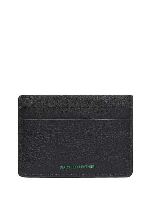 TJ HERITAGE LEATHER Porte-carte plat le noir - Portefeuilles Homme