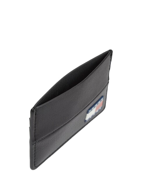 TJ HERITAGE LEATHER Porte-carte plat le noir - Portefeuilles Homme