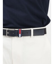 TOMMY HILFIGER TJM RYAN Ceinture en cuir marine nuit noire - Ceintures - 2