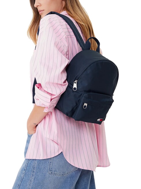 TJ ESS DAILY Sac &agrave; dos marine nuit noire - Sacs pour Femme