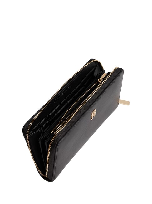 TH ICON Portefeuille Zip Around le noir - Portefeuilles Femme