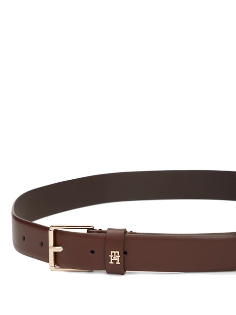 TH SQUARE ceinture en cuir noix riche - Ceintures