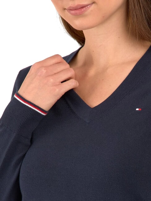 TH Pull &agrave; col en V pour femme ciel du d&eacute;sert - Chandails pour femmes