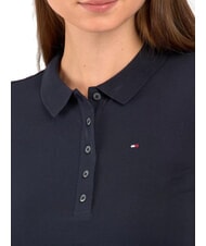 TOMMY HILFIGER TH polo &agrave; manches courtes pour femmes ciel du d&eacute;sert - chemise polo - 4