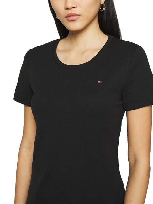 TH T-shirt &agrave; manches courtes et col rond denim bleu - T-shirt