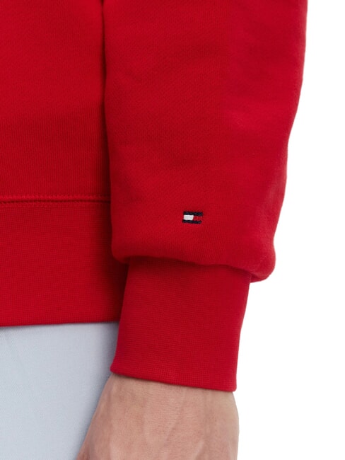 TH Sweat-shirt &agrave; col rond coupe classique rouge primaire - Sweat-shirts pour femmes