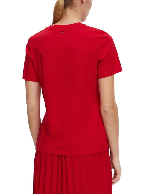 TH T-shirt &agrave; manches courtes coupe classique rouge primaire - T-shirt