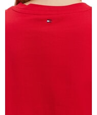 TOMMY HILFIGER TH T-shirt &agrave; manches courtes coupe classique rouge primaire - T-shirt - 4