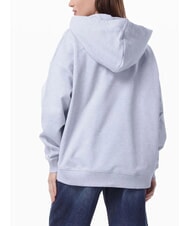 TOMMY HILFIGER OUTLINE FLAG TEE sweat &agrave; capuche coupe classique bruy&egrave;re bleu glacier - Sweat-shirts pour femmes - 2