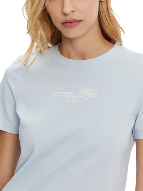 TH T-shirt &agrave; manches courtes imprim&eacute; bleu venteux - T-shirt