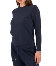 TOMMY HILFIGER TH Pull &agrave; col rond pour femme ciel du d&eacute;sert - Chandails pour femmes - 3