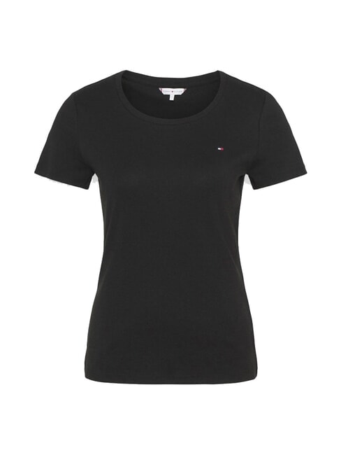 TH T-shirt &agrave; manches courtes et col rond denim bleu - T-shirt