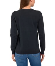 TOMMY HILFIGER TH Pull &agrave; col en V pour femme ck noir - Chandails pour femmes - 2