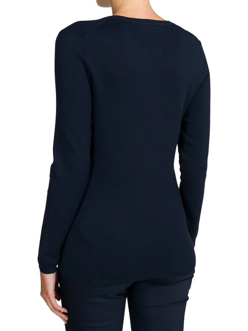TH Pull &agrave; col en V pour femme bleu - Chandails pour femmes