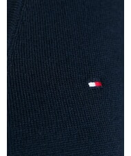 TOMMY HILFIGER TH Pull &agrave; col en V pour femme bleu - Chandails pour femmes - 3