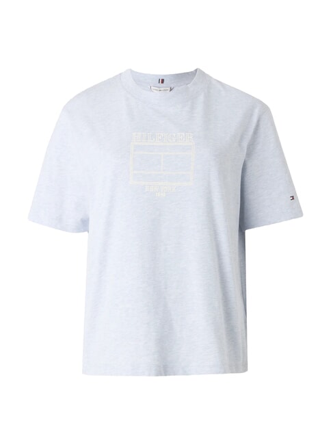 OUTLINE FLAG TEE T-shirt &agrave; manches courtes coupe classique bruy&egrave;re bleu glacier - T-shirt