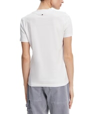 TOMMY HILFIGER TH T-shirt &agrave; manches courtes coupe classique blanc optique - T-shirt - 2