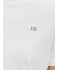 TOMMY HILFIGER TH T-shirt &agrave; manches courtes coupe classique blanc optique - T-shirt - 3