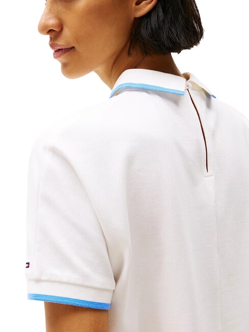 TH polo &agrave; manches courtes pour femmes &eacute;cru - chemise polo