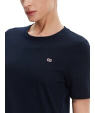 TOMMY HILFIGER TH T-shirt &agrave; manches courtes coupe classique marine nuit noire - T-shirt - 3