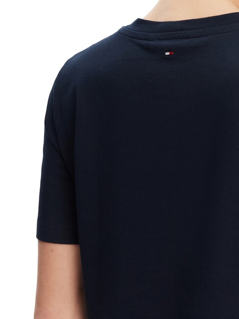 TH T-shirt &agrave; manches courtes coupe classique marine nuit noire - T-shirt