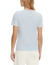TOMMY HILFIGER TH T-shirt &agrave; manches courtes imprim&eacute; bleu venteux - T-shirt - 2