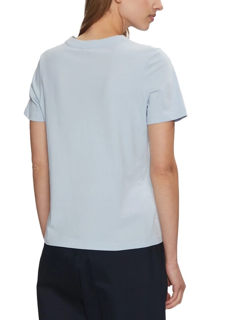 MODERN SCRIPT T-shirt en coton imprim&eacute; bleu venteux - T-shirt