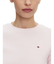 TOMMY HILFIGER TH T-shirt en coton rose clair - T-shirt - 3