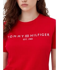 TOMMY HILFIGER TH 1985 T-shirt en coton rouge primaire - T-shirt - 3