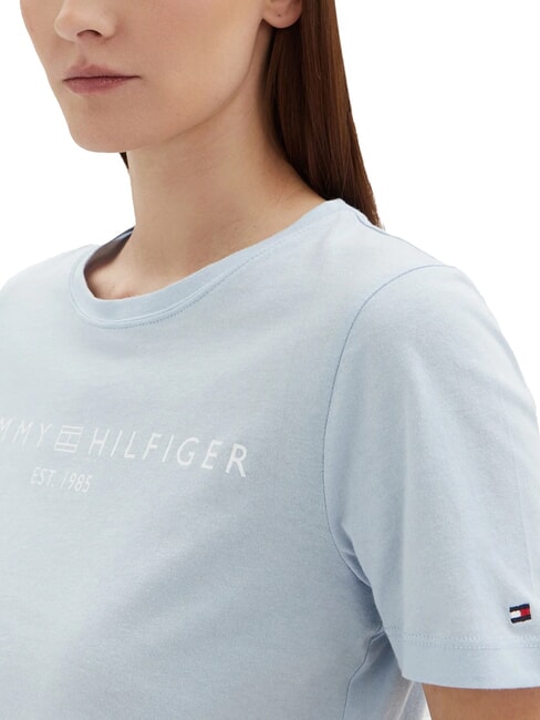 TH 1985 T-shirt en coton bleu venteux - T-shirt