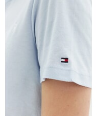 TOMMY HILFIGER TH 1985 T-shirt en coton bleu venteux - T-shirt - 4