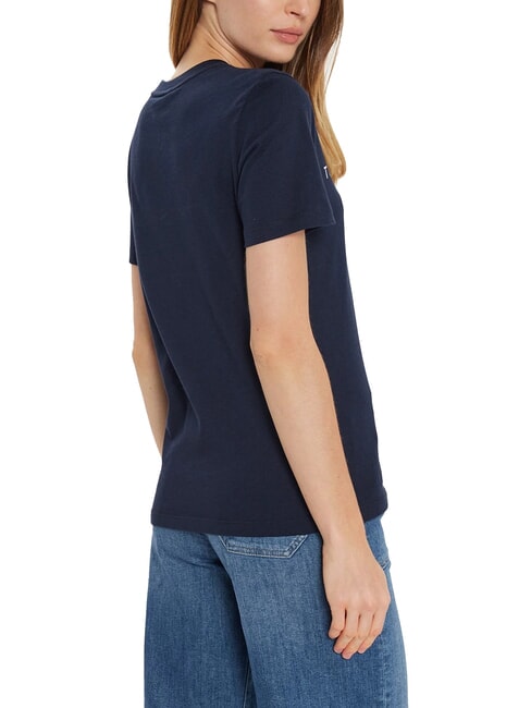 TH 1985 T-shirt en coton marine nuit noire - T-shirt