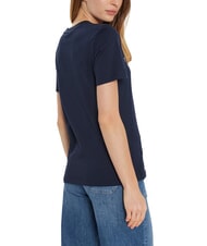 TOMMY HILFIGER TH 1985 T-shirt en coton marine nuit noire - T-shirt - 2