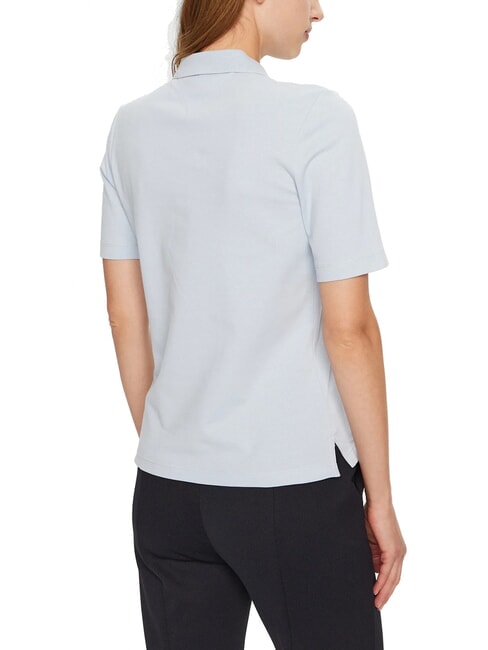 TH 1985 polo &agrave; manches courtes pour femmes bleu venteux - chemise polo