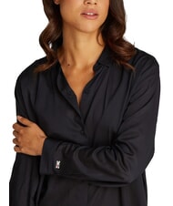 TOMMY HILFIGER TH Chemise pour femme en modal et viscose noir - Chemises - 3