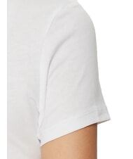 TOMMY HILFIGER TH JEANS T-shirt &agrave; manches courtes et col en V blanc - T-shirt - 4