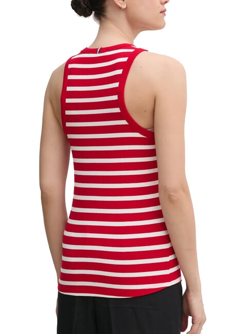TH D&eacute;bardeur rouge/blanc moyen - T-shirt